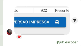 Depoimento de aluno