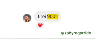 Depoimento de aluno